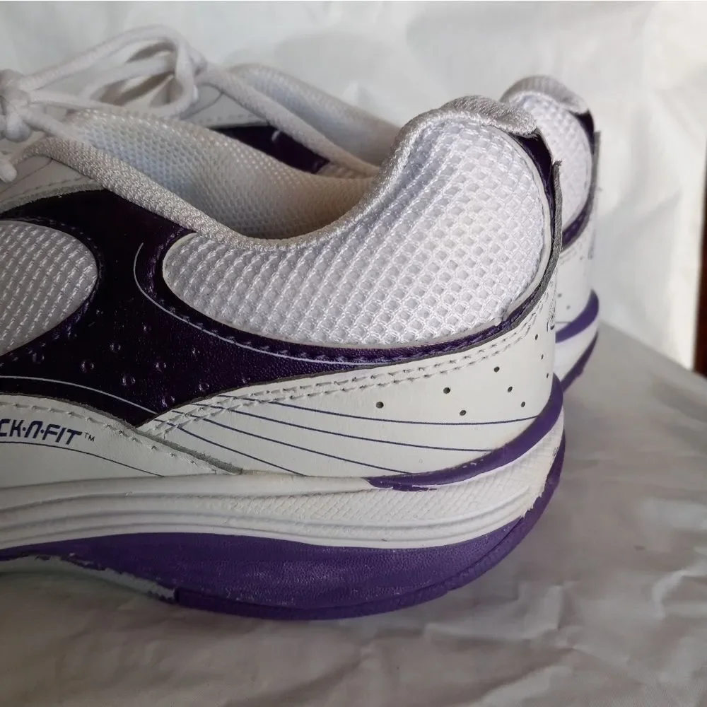 Rock n Fit Women's Purple Rocker Sneakers Size 8